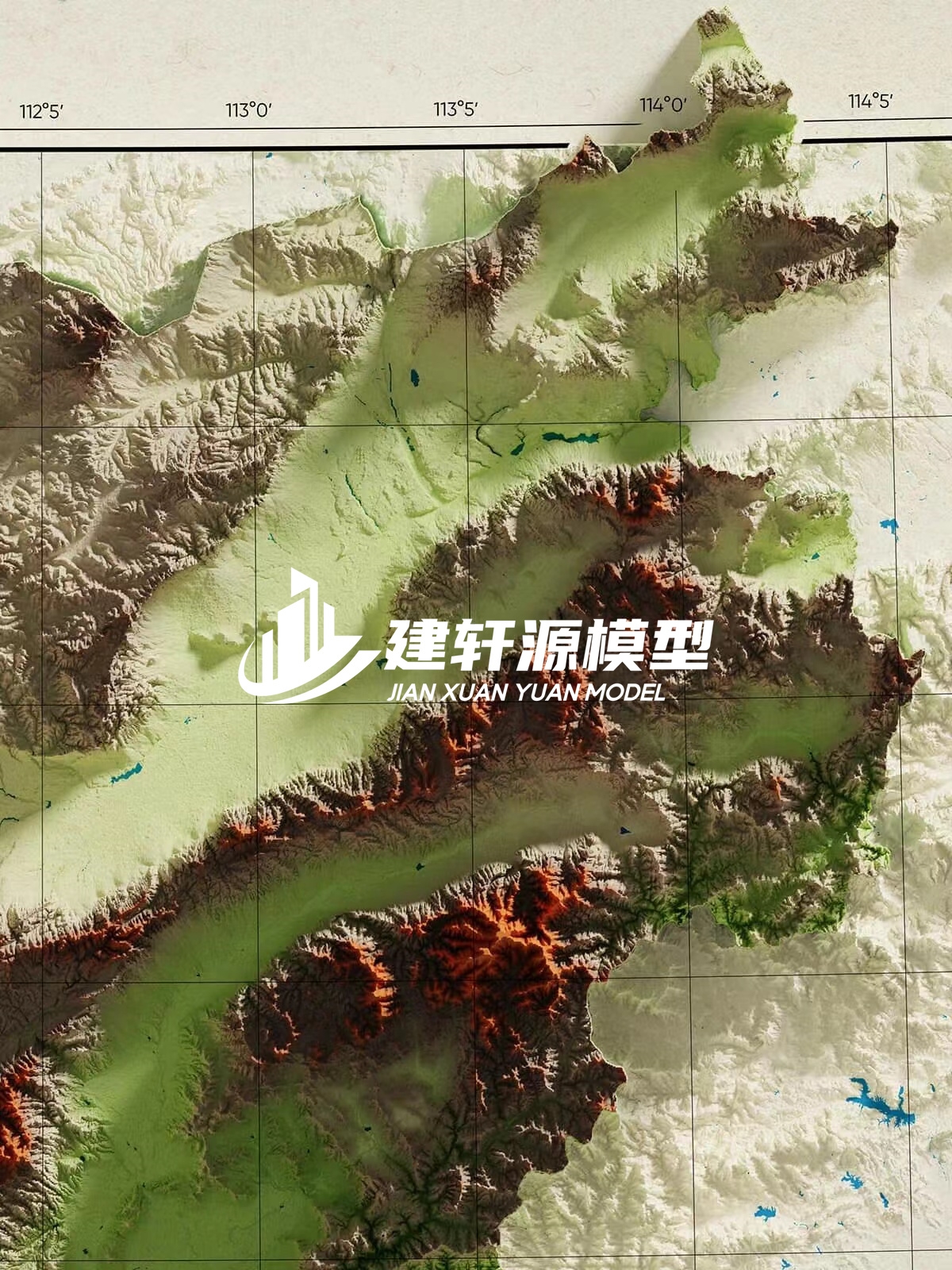 黑水地形模型制作