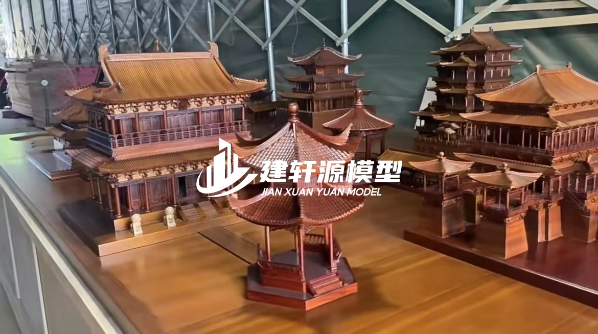 黑水古建模型制作